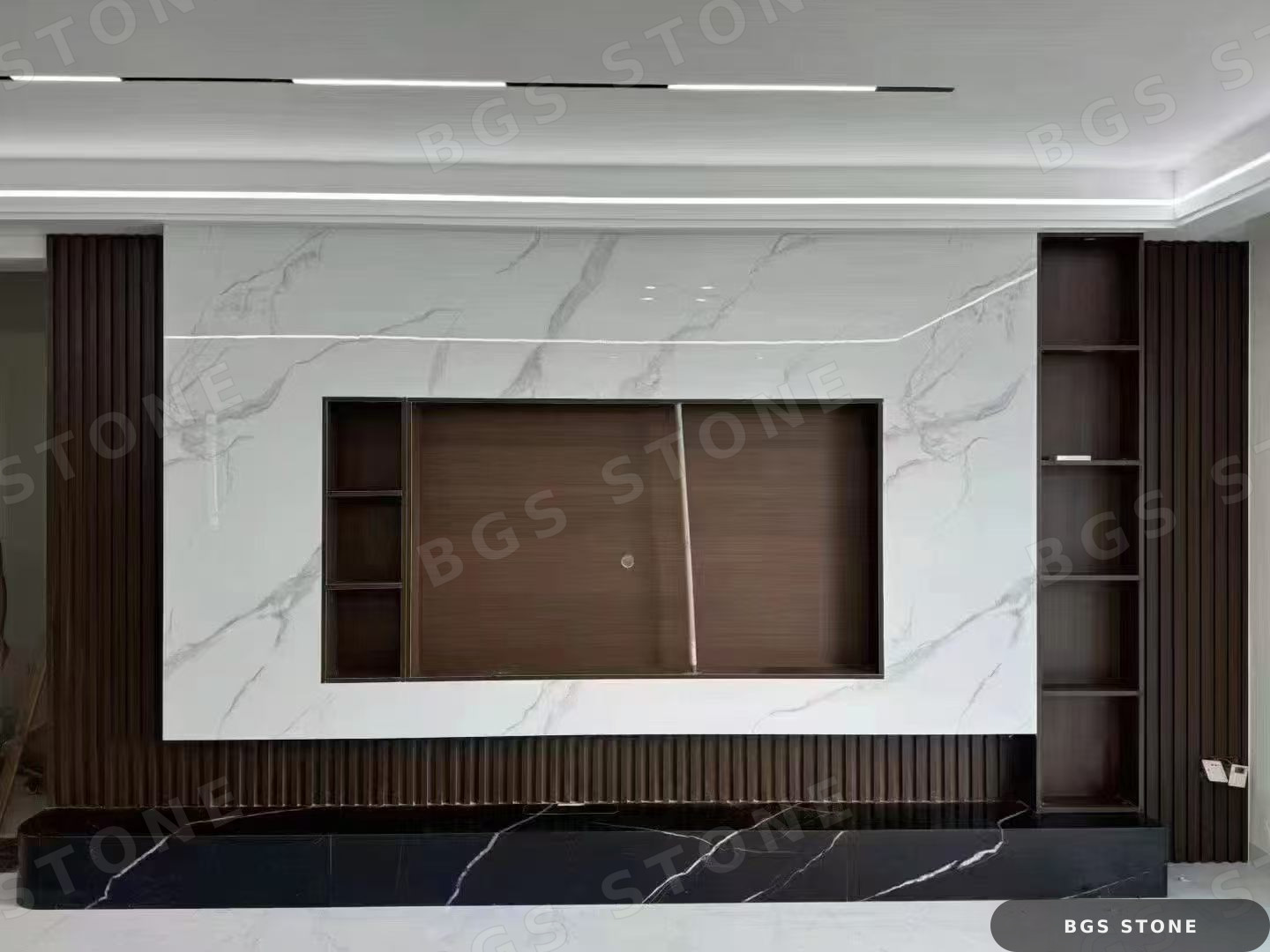 背景墙完工实拍